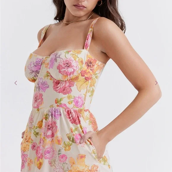 House of CB ELIA
Ivory Floral Midi Sundress M plus cup - Picture 3 of 10